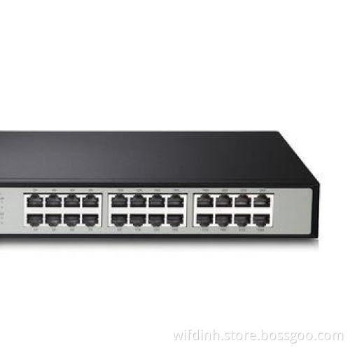 Gigabit Ethernet Switches MDI / MDIX 24 Port Full-duplex